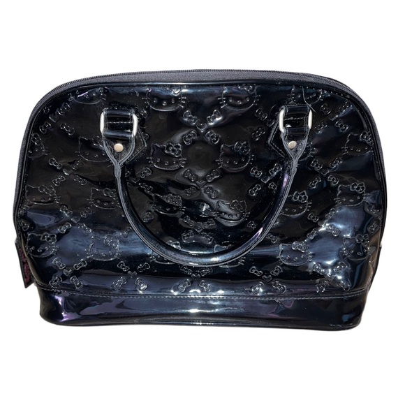 Hello Kitty Handbags - Hello Kitty Monogram Black Patent Leather
Sanrio Tote